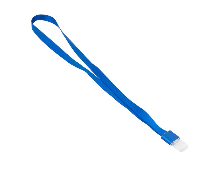 16mm széles, 44 cm-es nyakpánt, műanyag csipesz, kék, CH-1534-bl